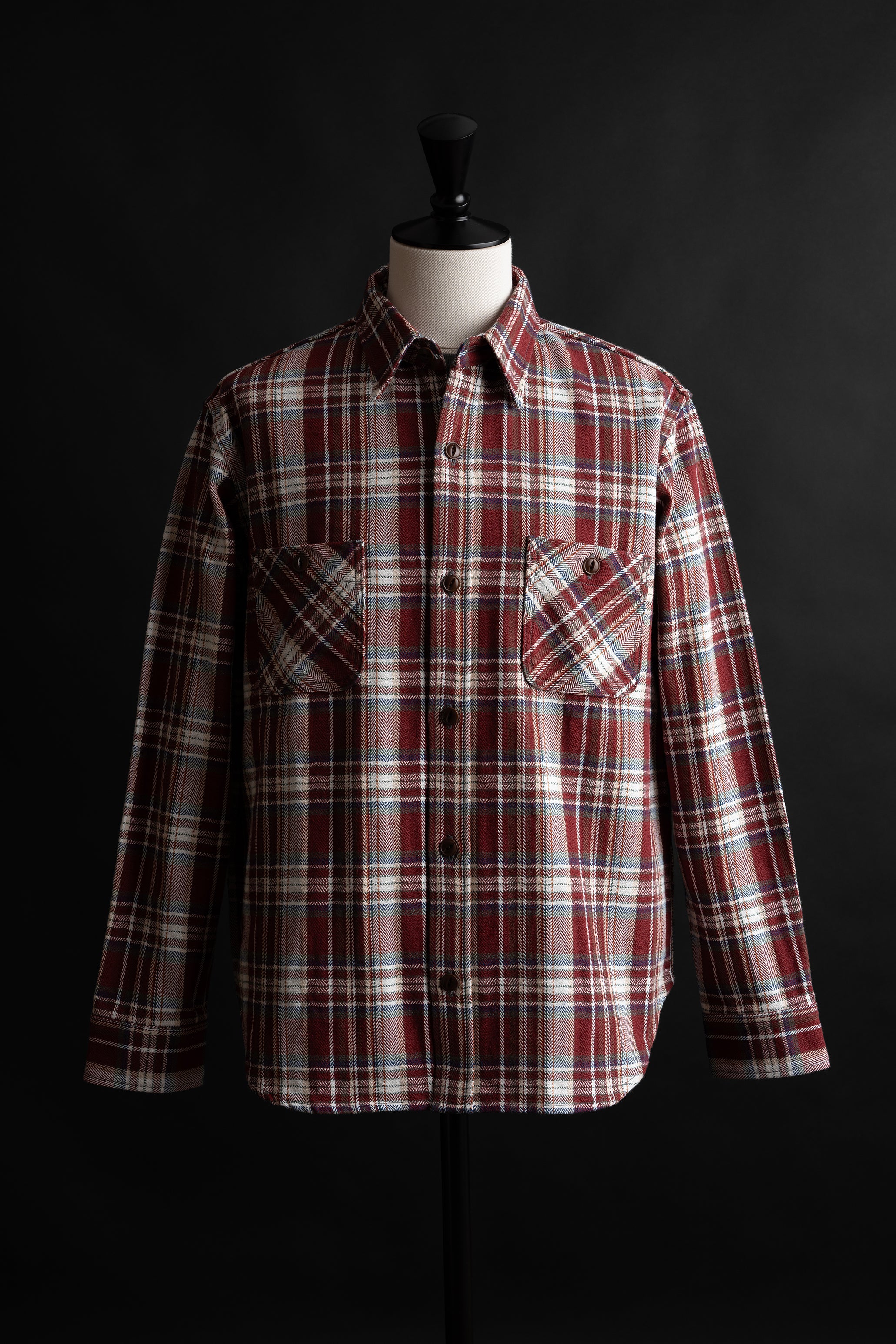 MS001E (32) HEAVY COTTON FLANNEL SHIRT – BIG JOHN【公式