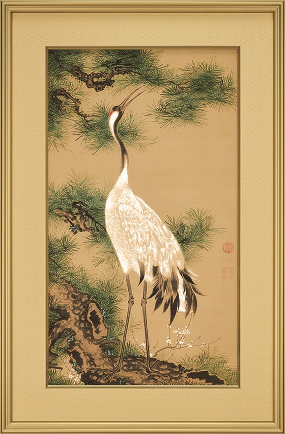 掛軸　水墨画　松鶴図 謝陽画中国　絵画　鶴　松　箱付　張大千大風堂 掛軸 水墨画 松鶴図 謝陽画中国 絵画 鶴 松 箱付 張大千大風堂 - メルカリ