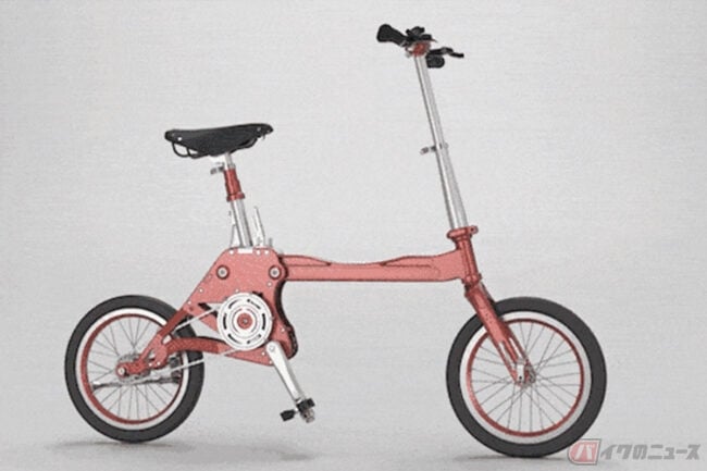 わずか4秒で折りたたみ可能！ スライド式ボディ採用の自転車「POP