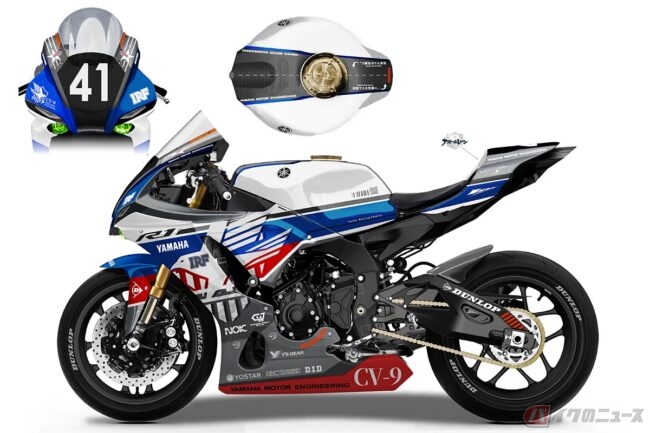 ヤマハとアズールレーンがコラボでレース参戦！2023年型「YZF-R1 ESSEX