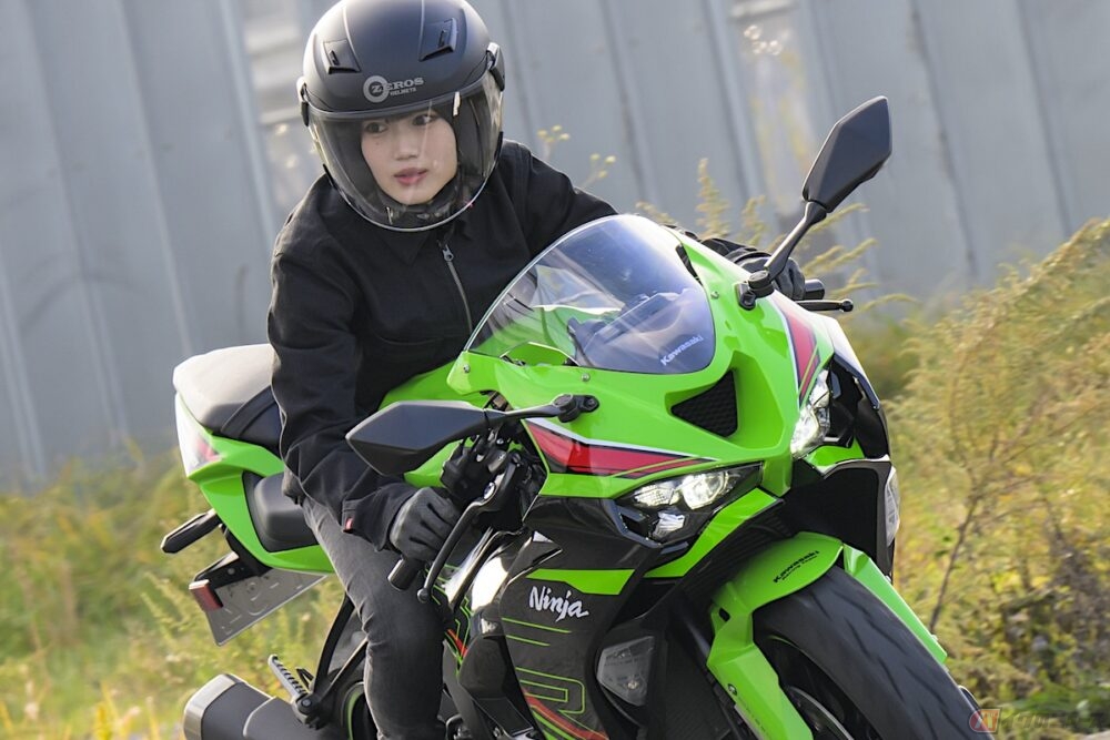 ロマンを感じる凄いマシン！ つぐみライダーがカワサキ「Ninja ZX-6R
