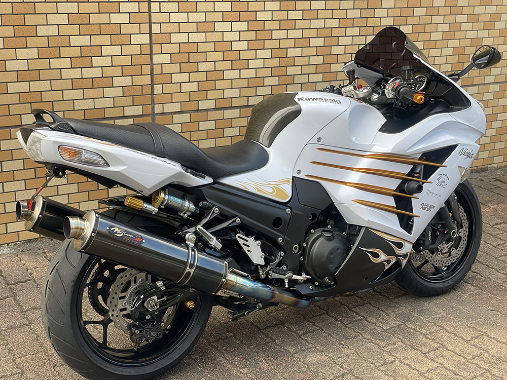 カワサキ☆ZX-14R ABS☆カスタム☆平成24年☆30,334Km☆ETC☆盗難防止