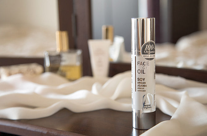 有機ソイオイル配合フェイスケアオイル 15ml｜エラスチン育成と肌の