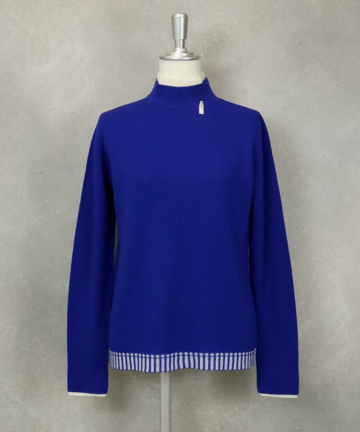 ウール100％裾ピコハイネックニット|スタジオピッコーネ - ゴルフ