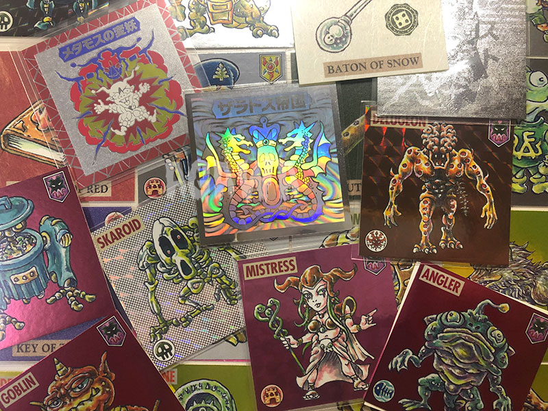 デンドロギガス メタモスの魔城 全50種+試供品3種シールリスト