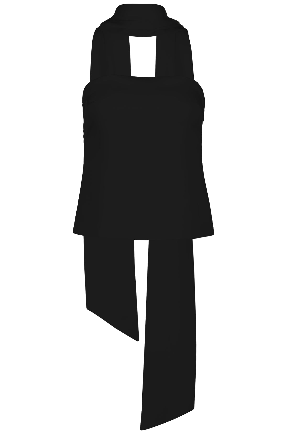 Hailey Satin Scarf Top – Bishop + Young