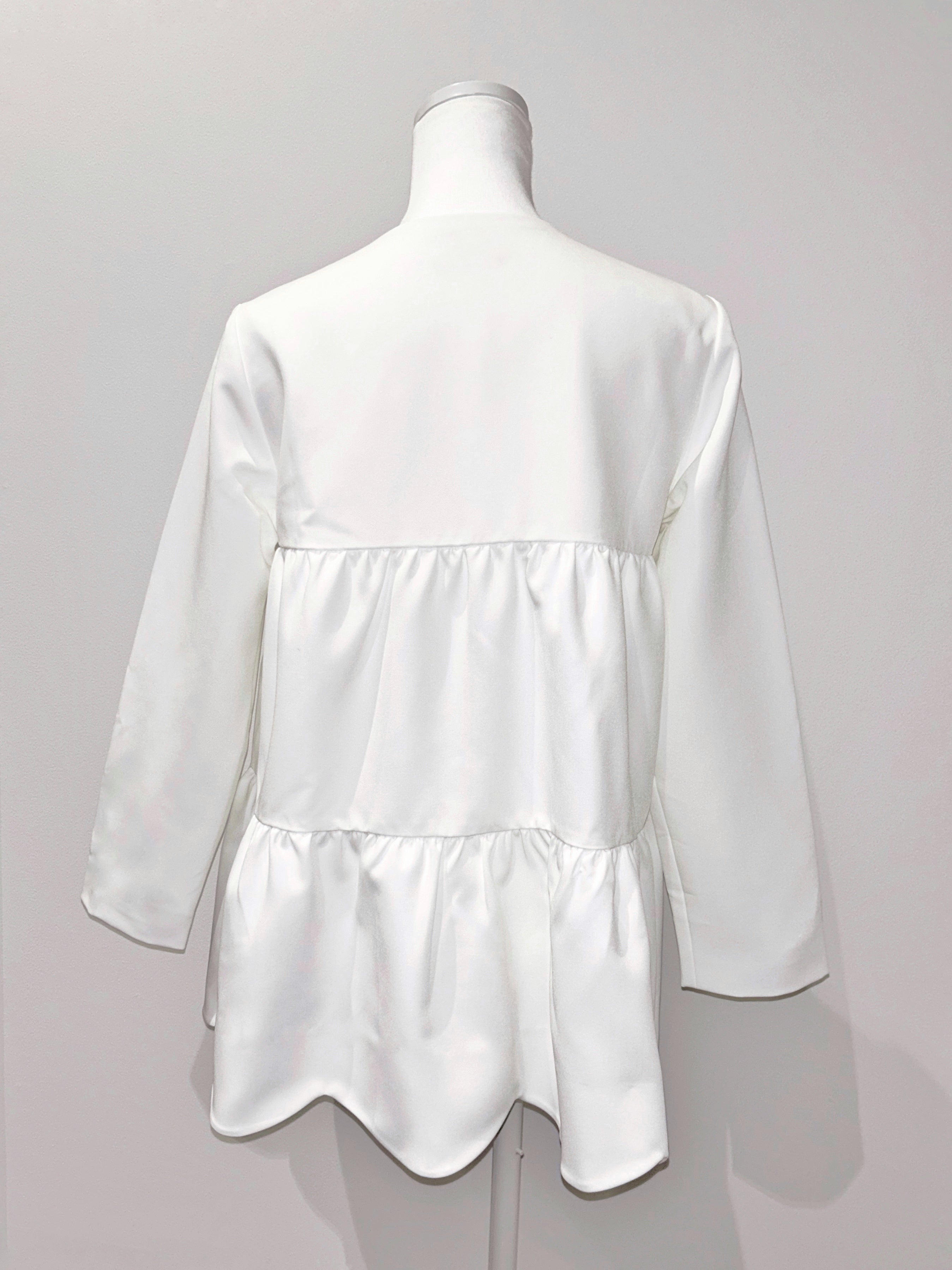 美人トップス（ホワイト）【お上品な授乳服のお店bitnabi】