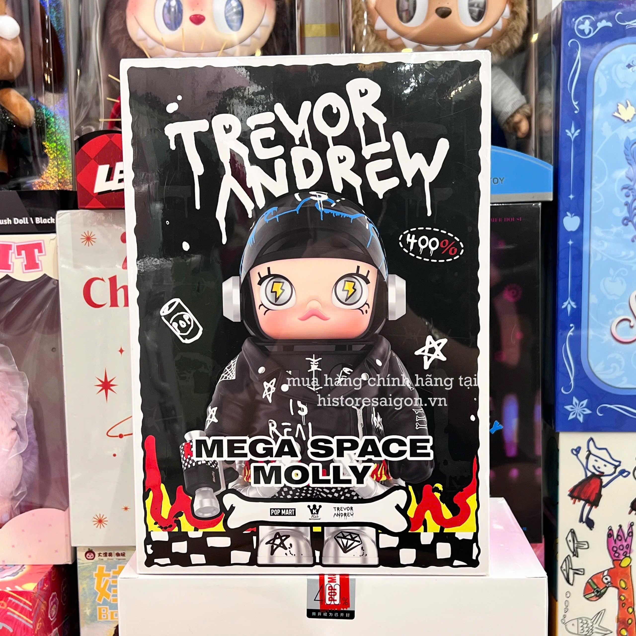 Molly Trevor Andrew 400% POPMART CHÍNH HÃNG GIÁ TỐT