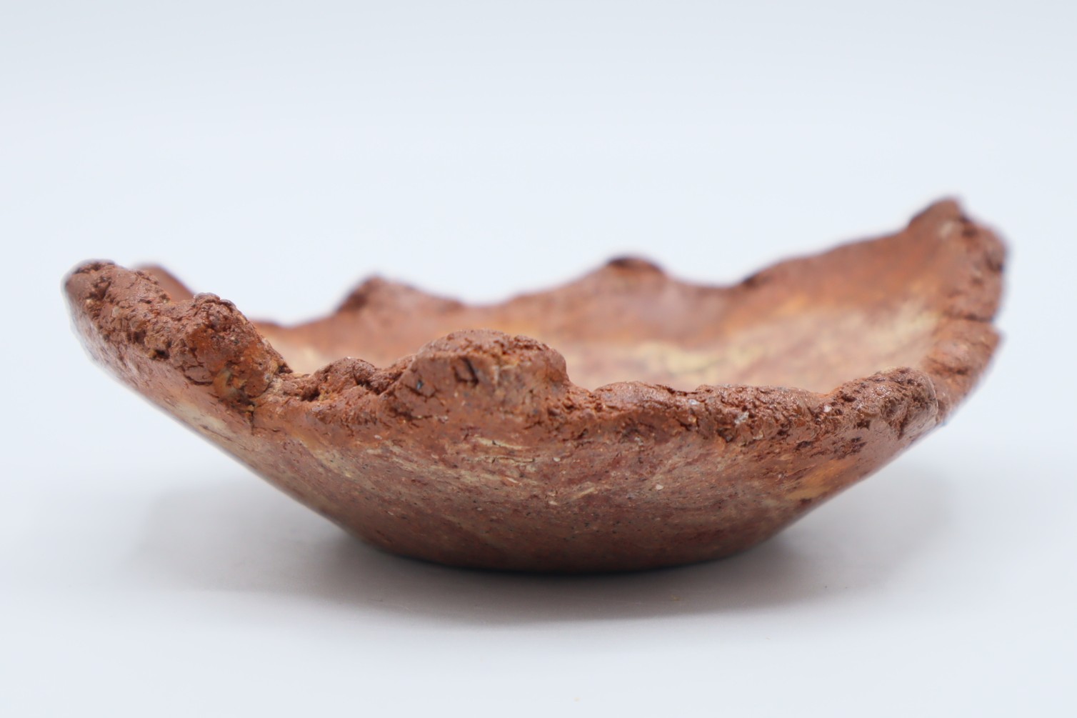 b備前焼ショッピングサイト / 備前 火襷 自然練込 葉皿 細川敬弘