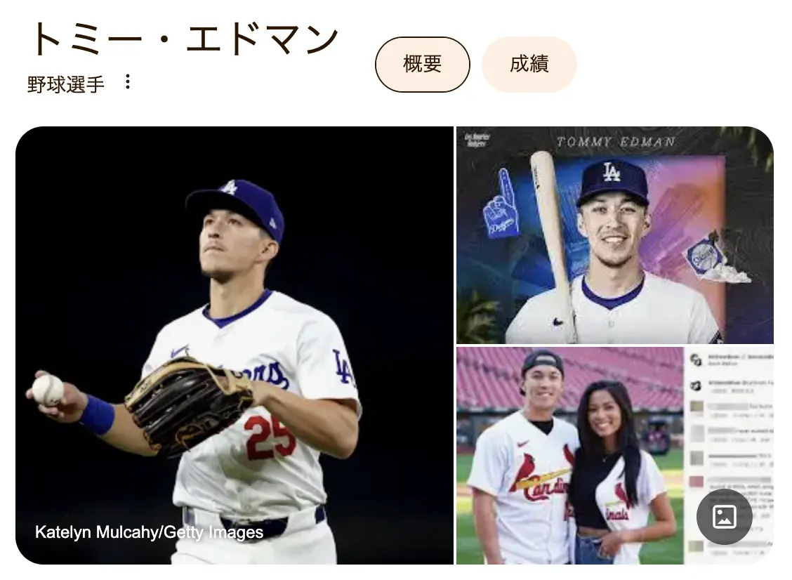 ドジャース トミー・エドマン選手と、背番号25のストーリー。 | 株式