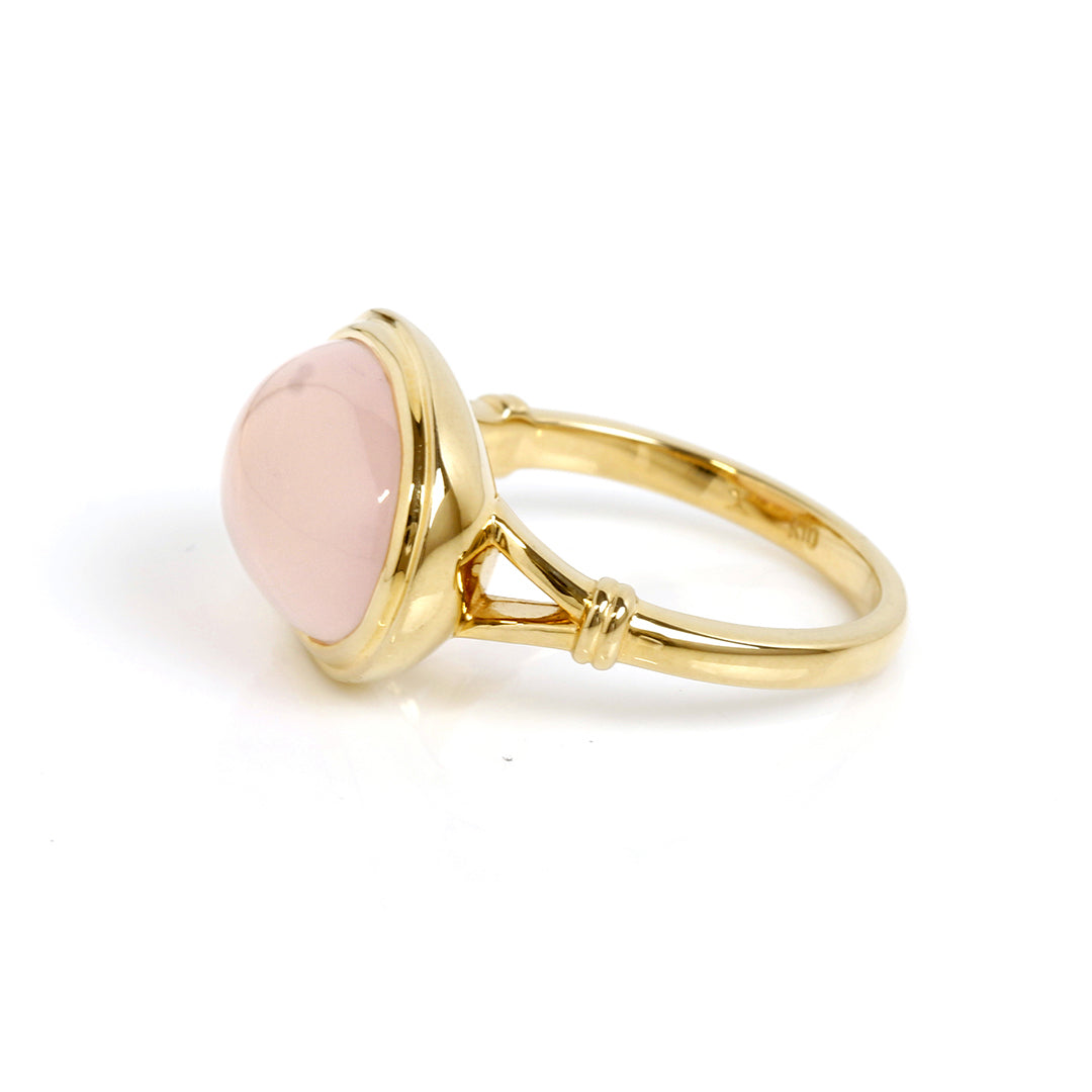 ビズー公式】大粒 ルビー (ガラス含浸) K18(18金) K10(10金) リング