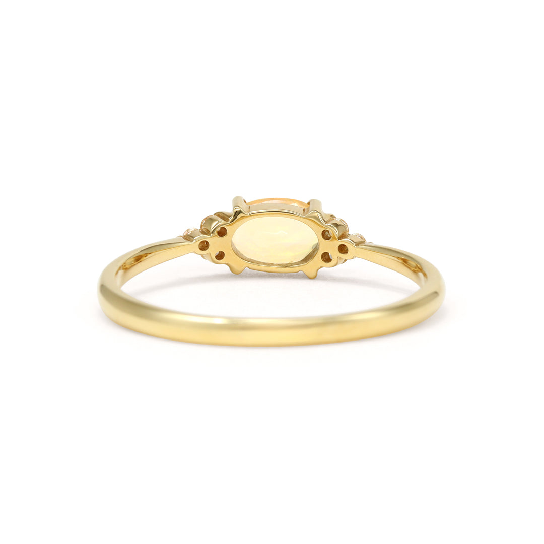 ビズー公式】オパール ダイヤモンド K18(18金) リング フラヴィ | 希少