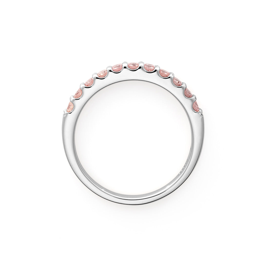 ピンクダイヤモンド(ラボグロウン) K18/PTリング・エマ