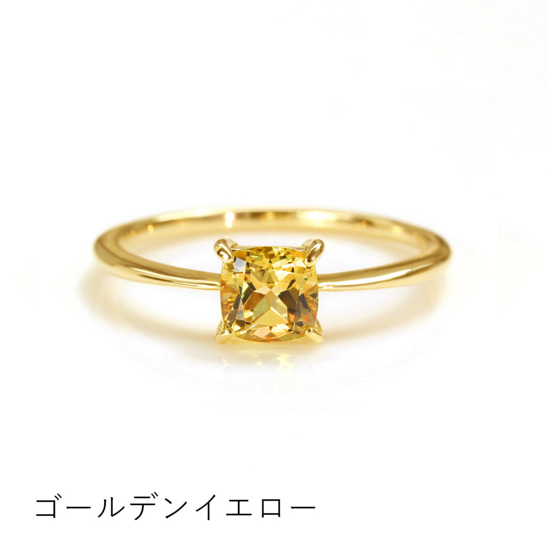 ビズー公式】マリガーネット K18(18金) PTリング セラム | 希少石