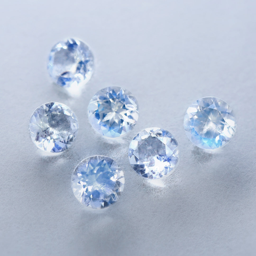 ロイヤルブルームーンストーン×ダイヤモンド×K10/K18/PTピンキーリング