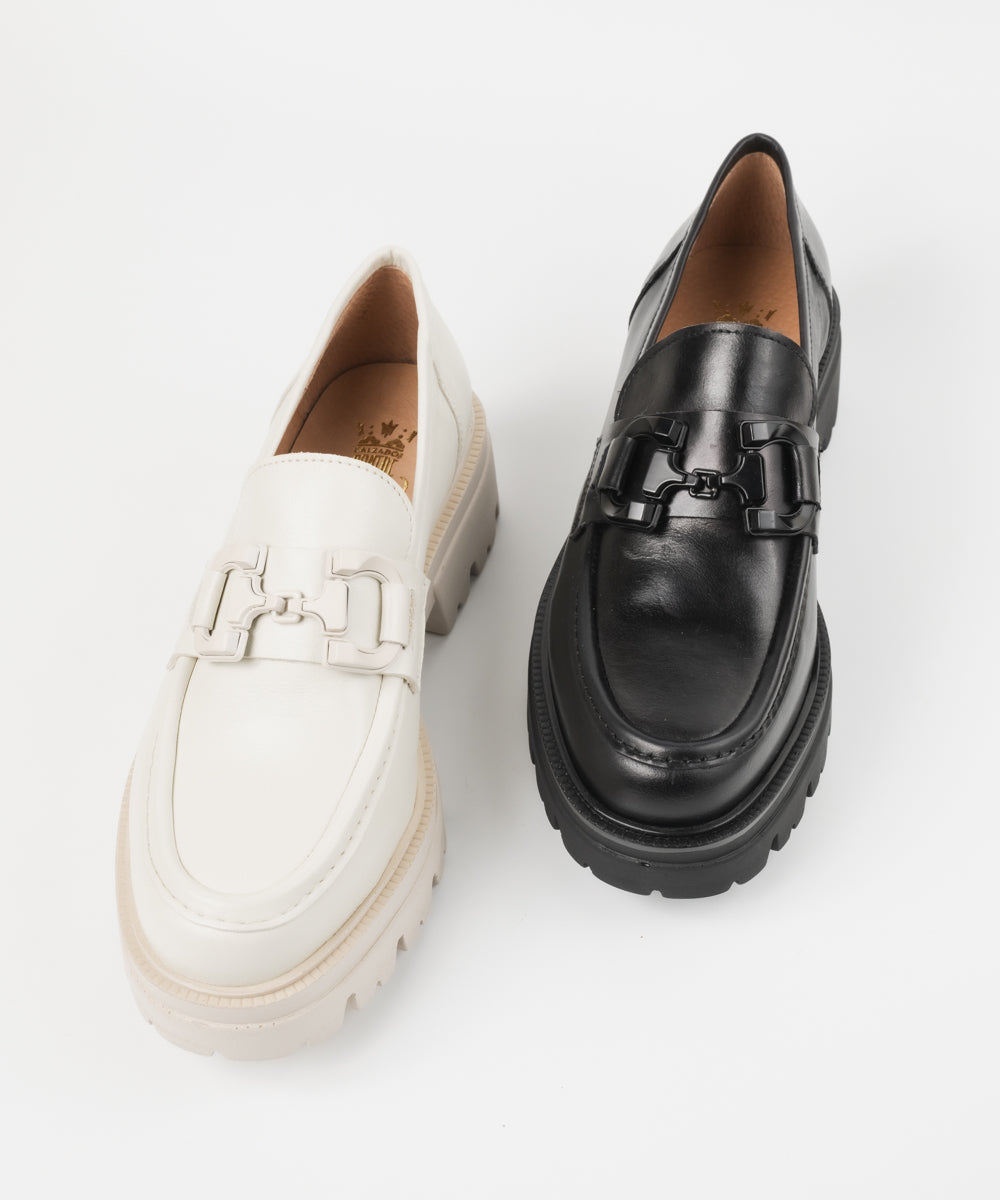 BONTRE/タンクソールビットローファー