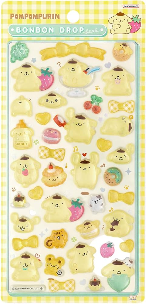 3/2締切】全4種！サンリオ ボンボンドロップシール＆うるちゅるセット