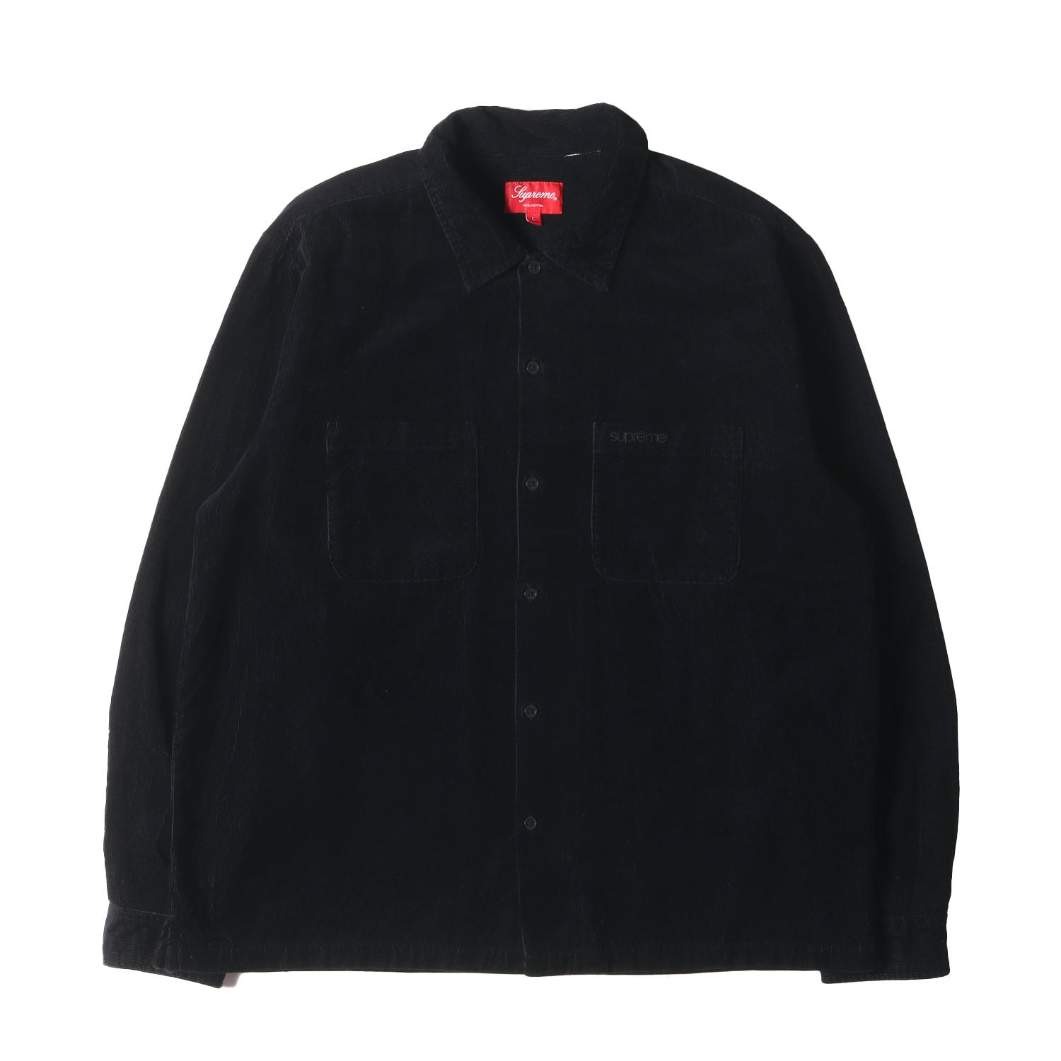 Supreme (シュプリーム) 19AW クラシックロゴ コーデュロイシャツ