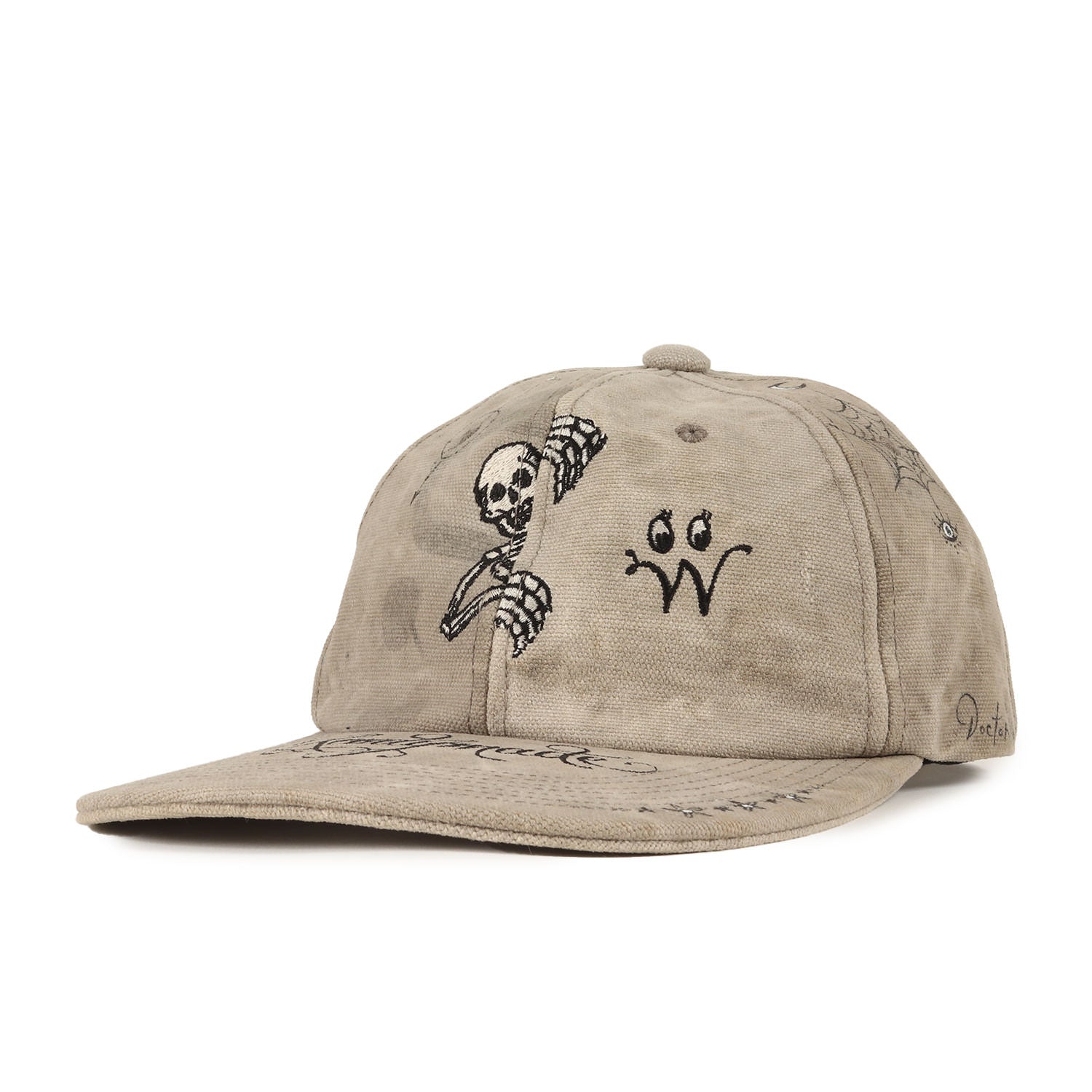 ロエン Roen スワロフスキー スタッズ ミリタリー ワーク キャップ 帽子