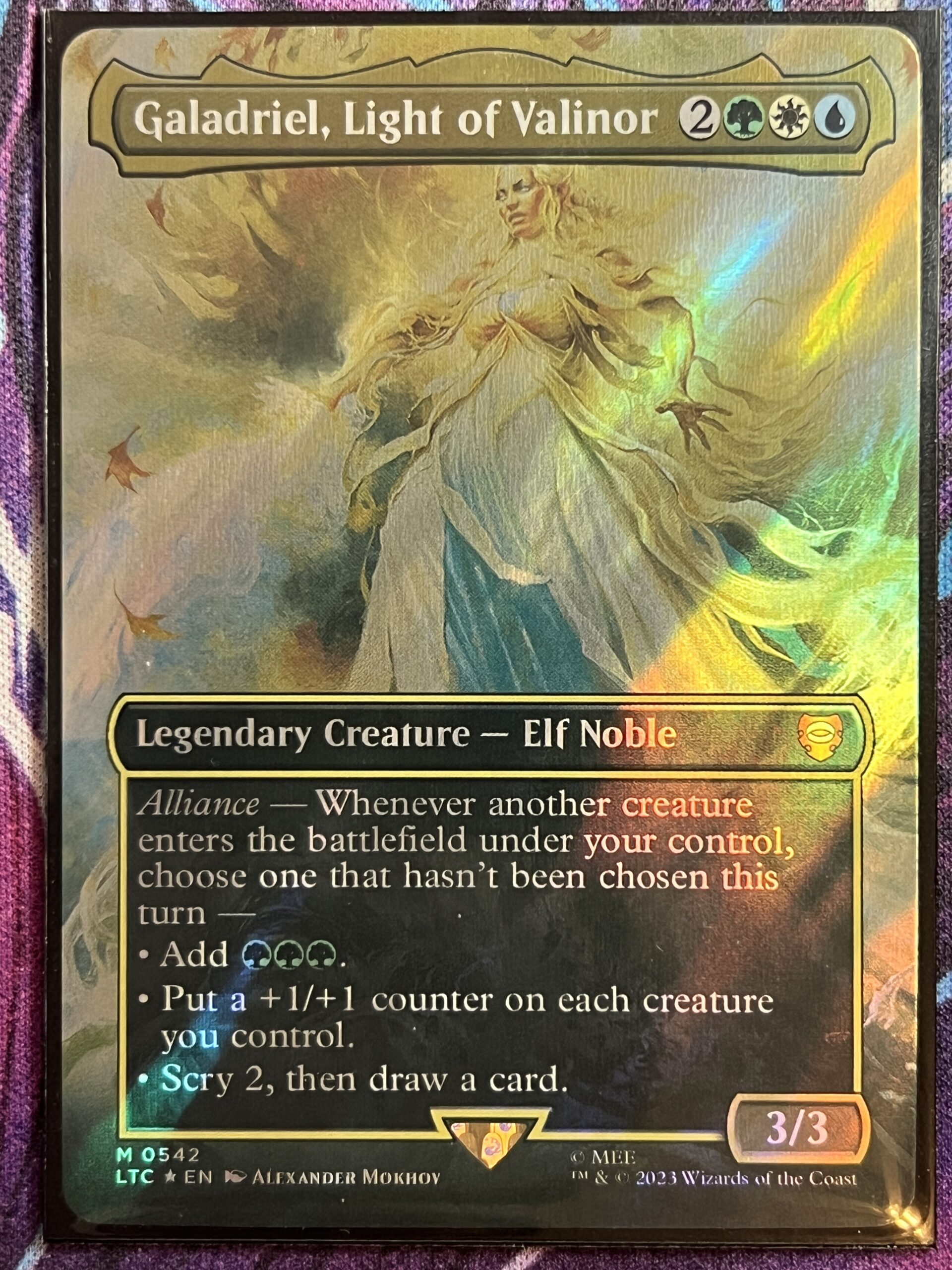 Galadriel, Light of Valinor LTC Surge Foil – Bootleg Mage