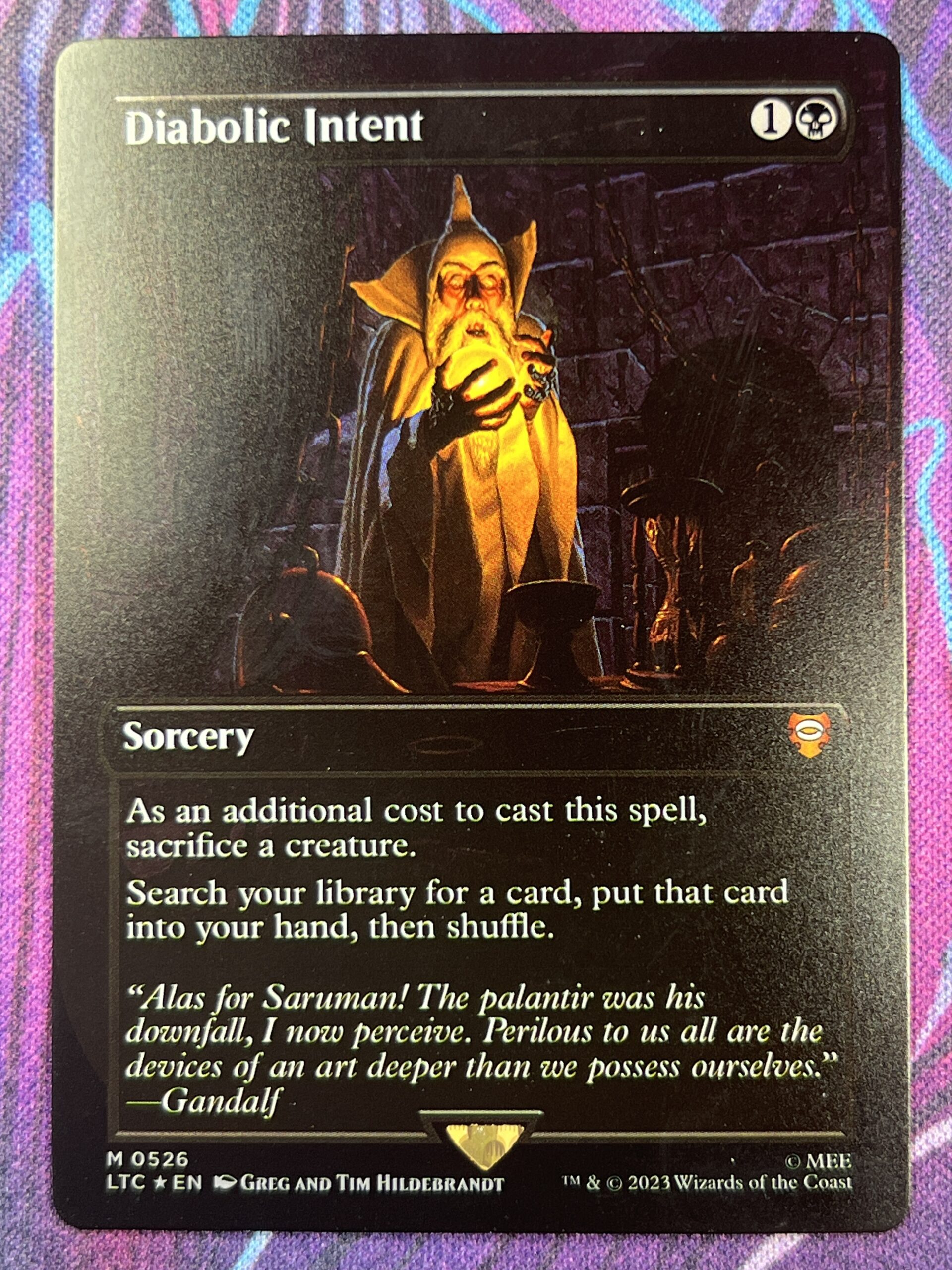 Diabolic Intent LTC Silver Foil – Bootleg Mage