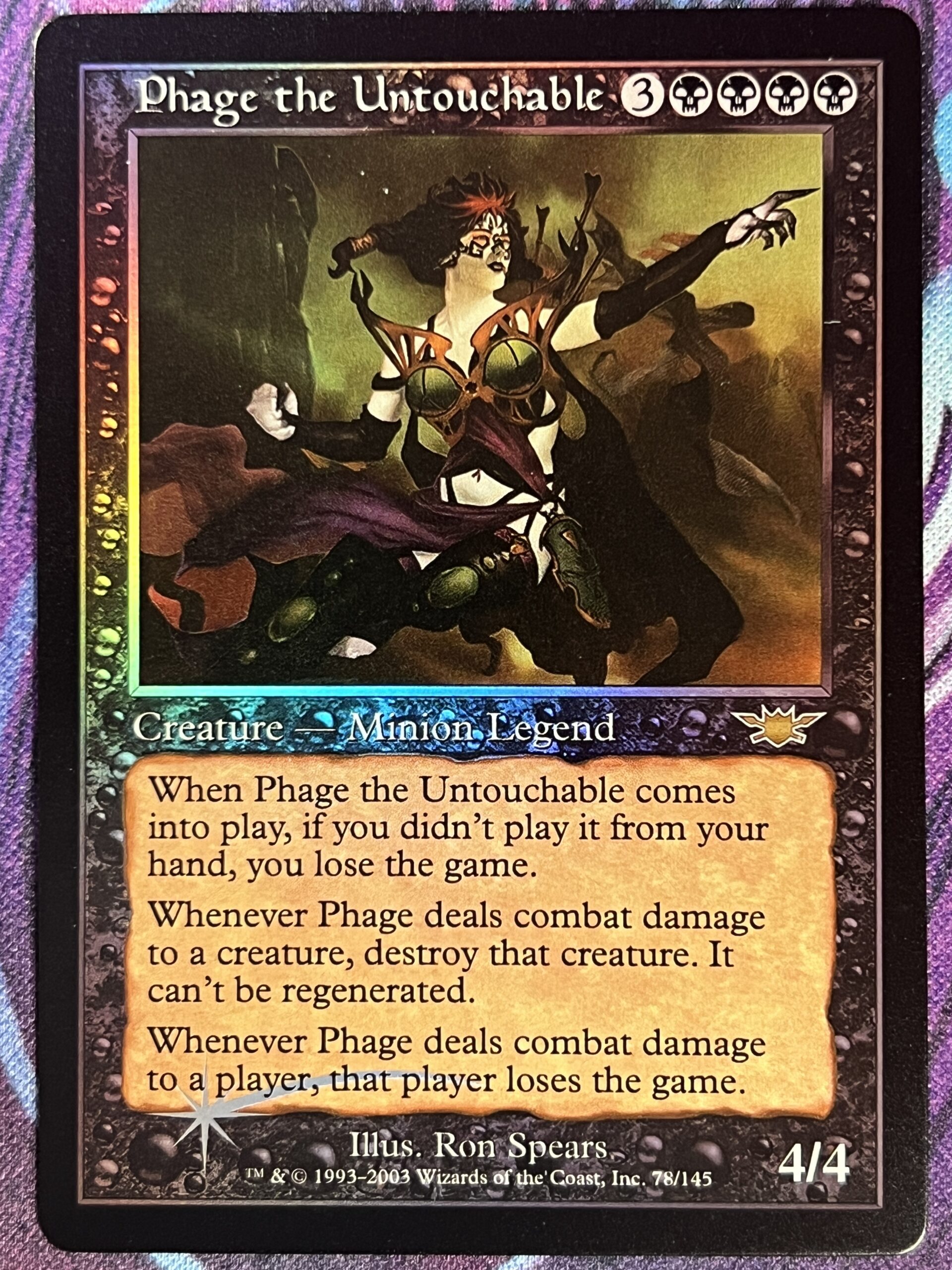 Phage the Untouchable LGN #78 Foil – Bootleg Mage