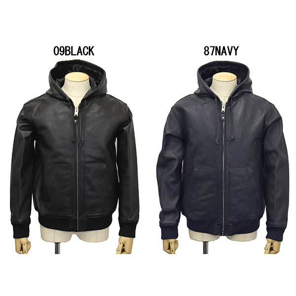 正規取扱店 Schott (ショット) 3111054 LEATHER FULL ZIP PARKA レザー