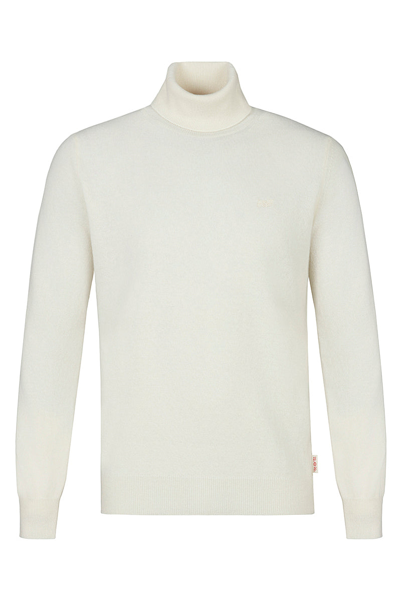 RIVER カシミヤブレンドタートルネックニット / COL：BEIGE ベージュ系