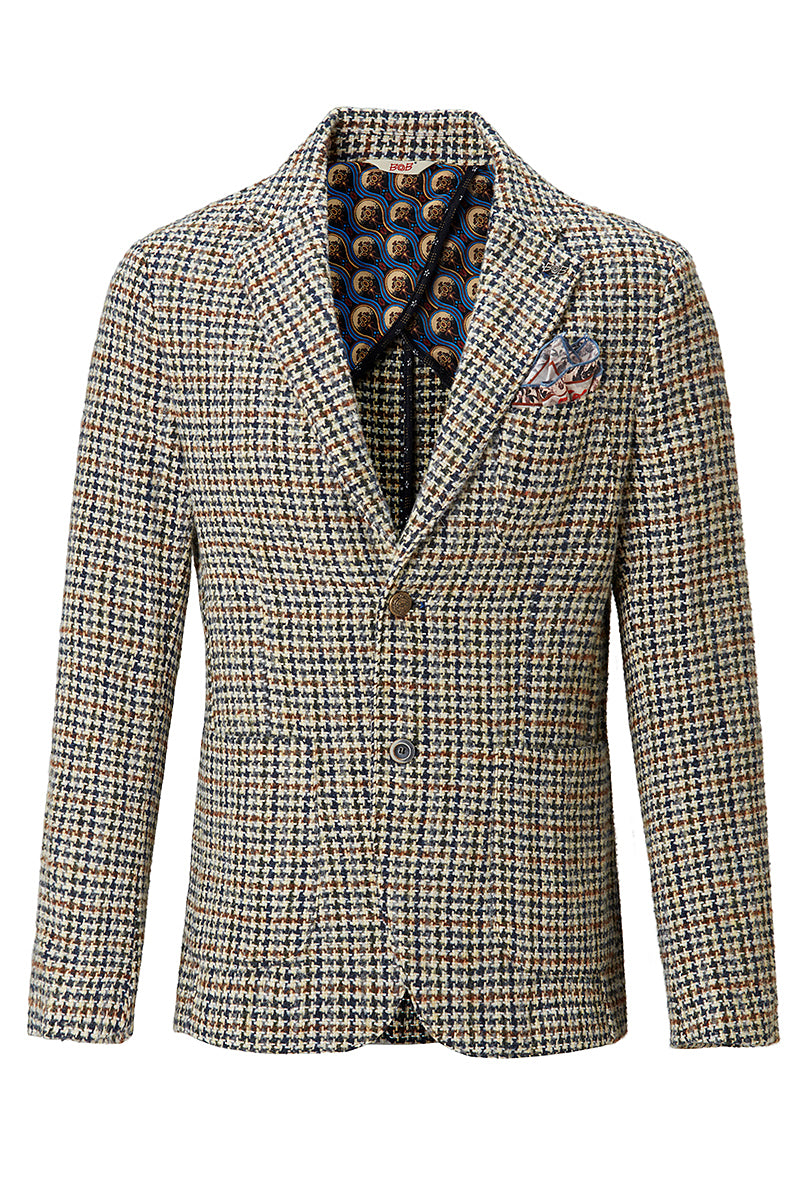 POCK123T ガンクラブチェックパターンジャケット / Col：VAR3 グリーン