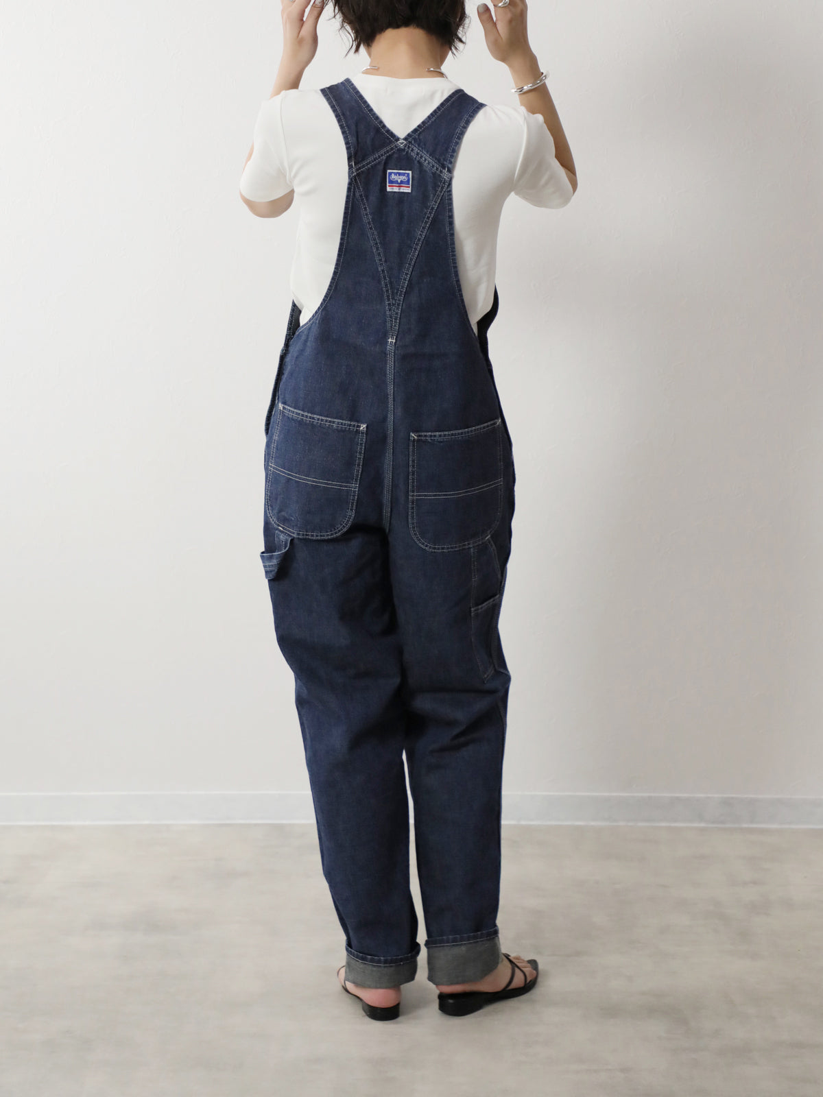 デニムオーバーオール サロペット インディゴカラー ユニセックス