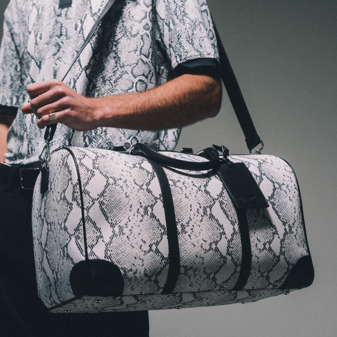 The Snake Run Duffle Bag - Python Grey – Bogey Boys