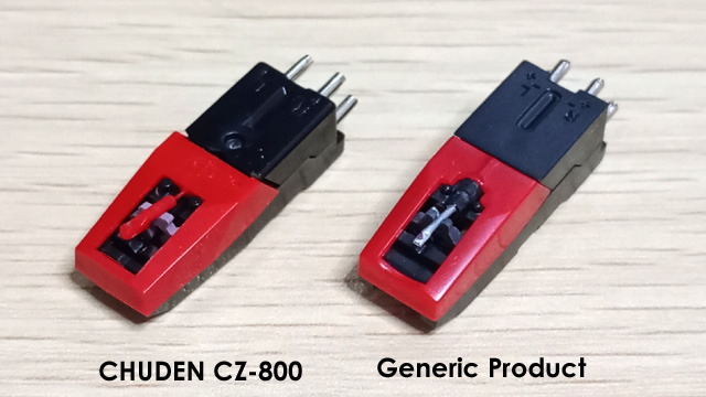 格安$1の CZ-800互換 PT01-RS レコード針でルビー&セラミックの音色を
