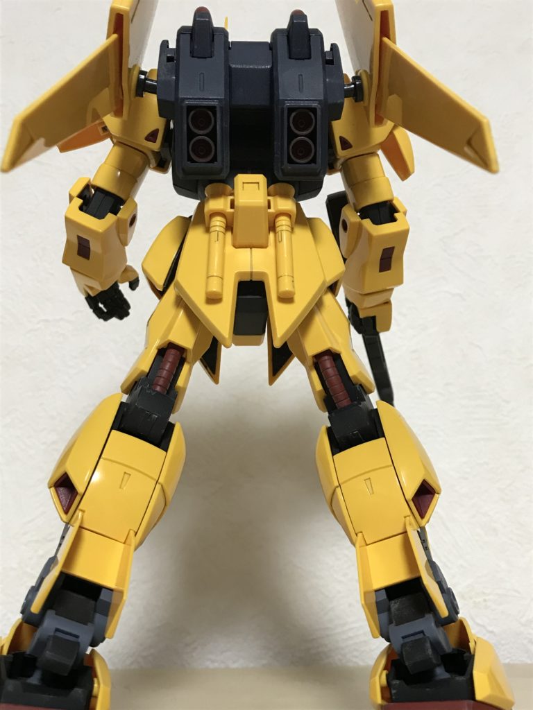 旧MG百式（Ver.1.0）バリュートシステム版 黄色の成型色を活かし