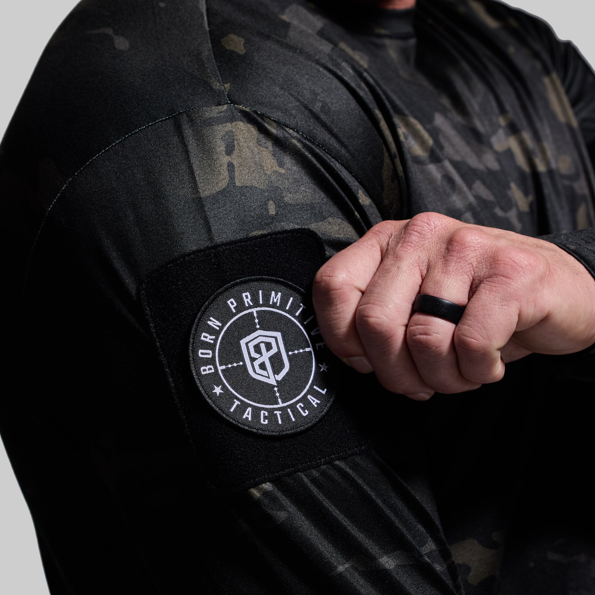 Long Sleeve Range Shirt (Black Multicam) – Born Primitive