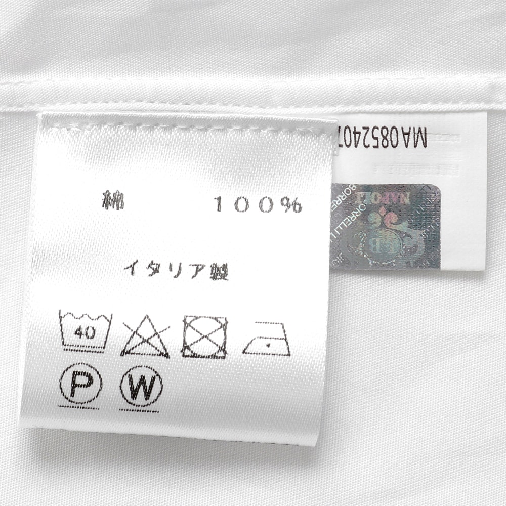 コットンポプリン無地セミワイドカラーシャツ／LUCIANO（PS44140