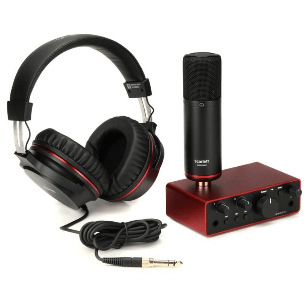 Focusrite Scarlett Solo Studio 4th Gen Recording Bundle | Bothners