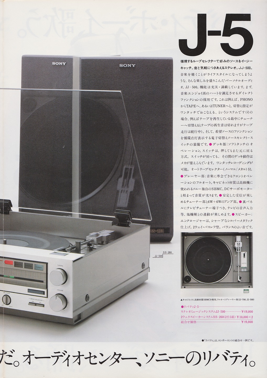 Liberty J-7 J-5 1981年12月 | ソニー坊やと呼ばれた男