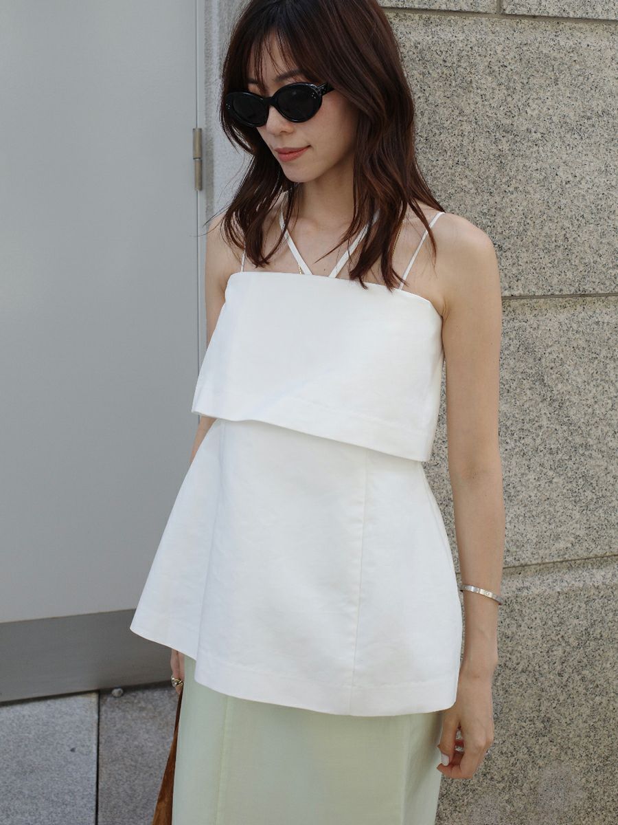 10% off】HALTER NECK TOPS | bow.a