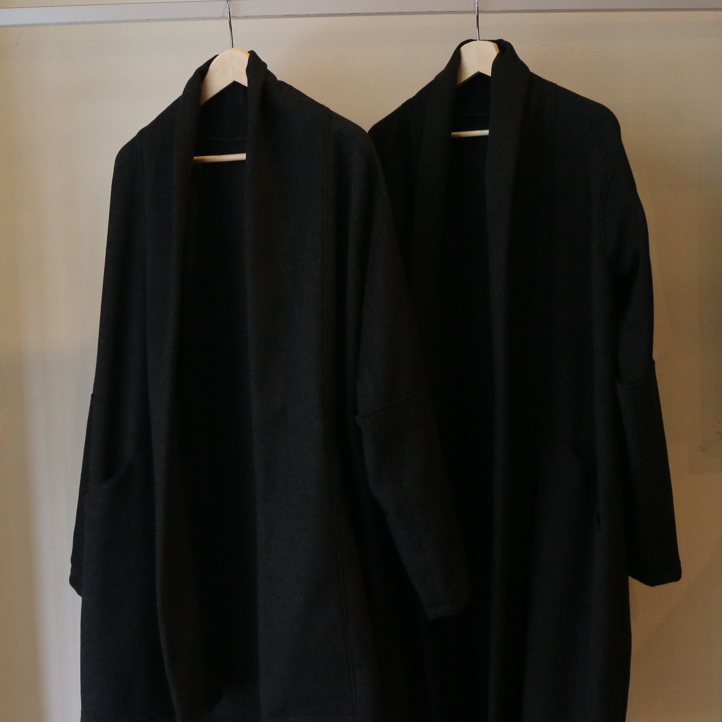 MITTAN (ミッタン) の なめらか半纏コート(CT-01CA) /半纏ロングコート