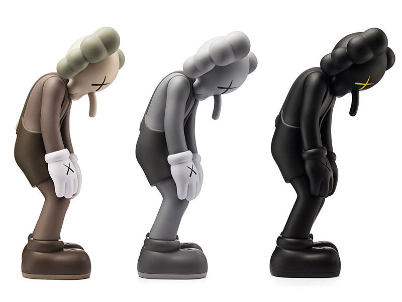 12月30日12時発売 KAWS SMALL LIE BROWN GRAY BLACK - kaws