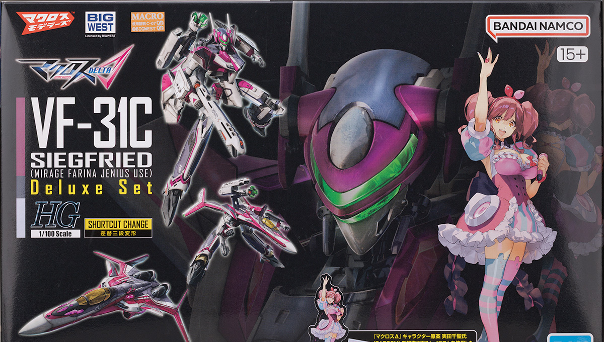 HG 1/100 VF-31C ジークフリード(ミラージュ・ファリーナ・ジーナス機