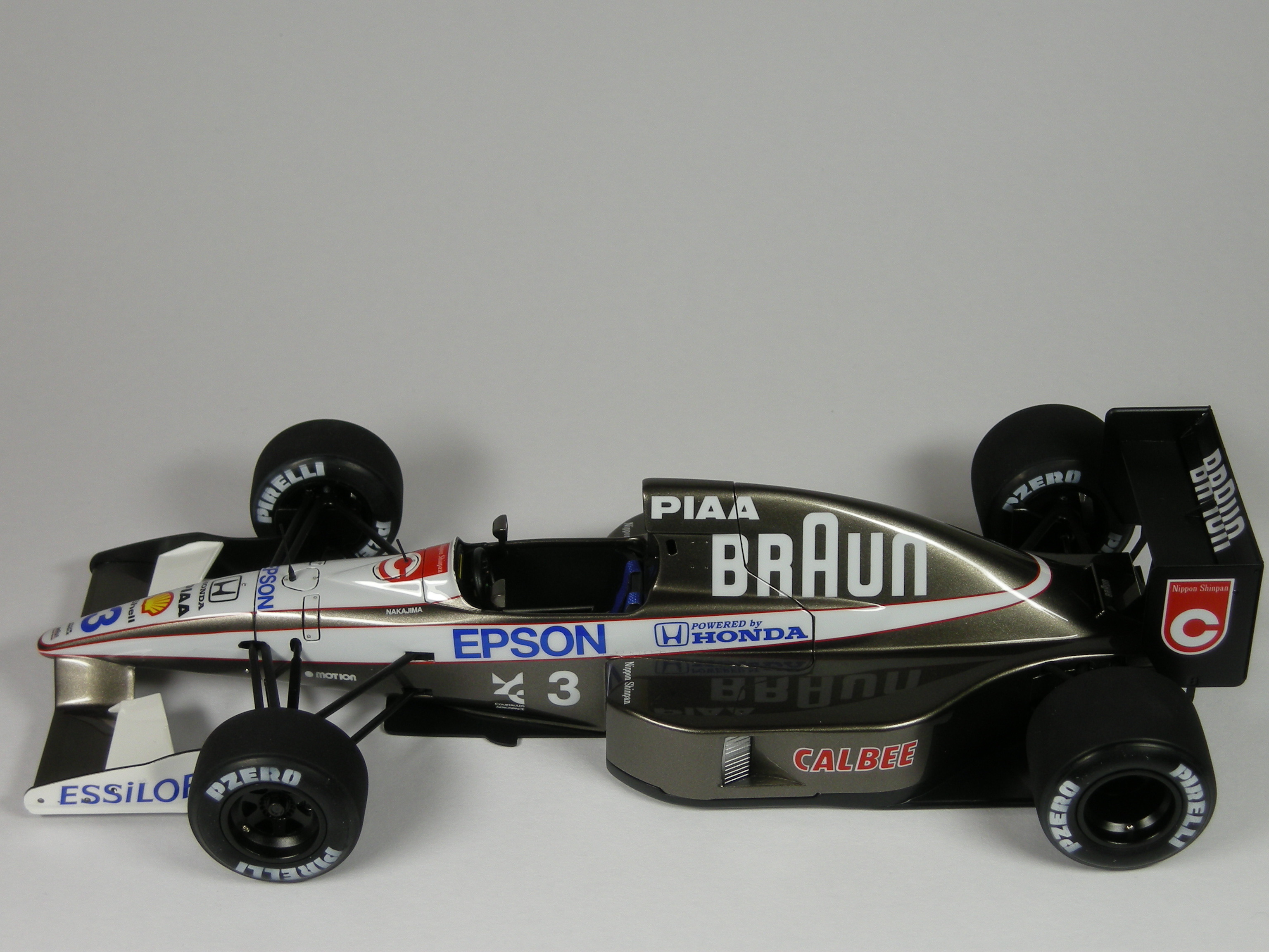 1/20 BRAUN TYRRELL HONDA 020 S.NAKAJIMA US GP (TAMIYA) #0003
