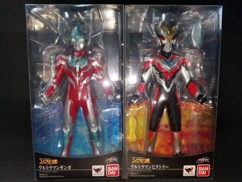 ソフビ魂 ウルトラマンギンガ＆ウルトラマンビクトリー - 特撮の軌跡