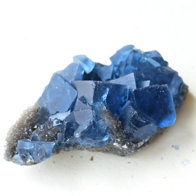 フローライト（蛍石） Indigo blue 中国・福建省産 74g/ 鉱物・結晶