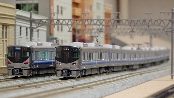 TOMIX 225-5100系阪和線が入線 - ビスタ模型鉄道（エヌゲージ日記）