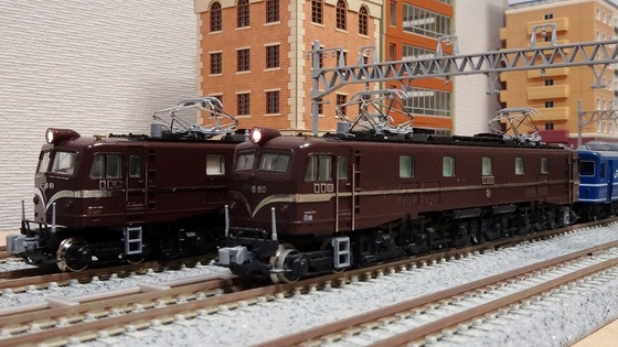 EF58 お召し機と予備機 - ビスタ模型鉄道（エヌゲージ日記）