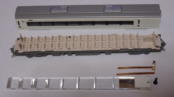 651系「スーパーひたち」 ライト電球色LED化 - ビスタ模型鉄道