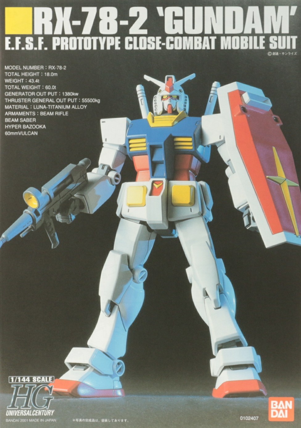 HG 1/144 RX-78-2ガンダム[清水港開港120周年記念カラー]のご紹介