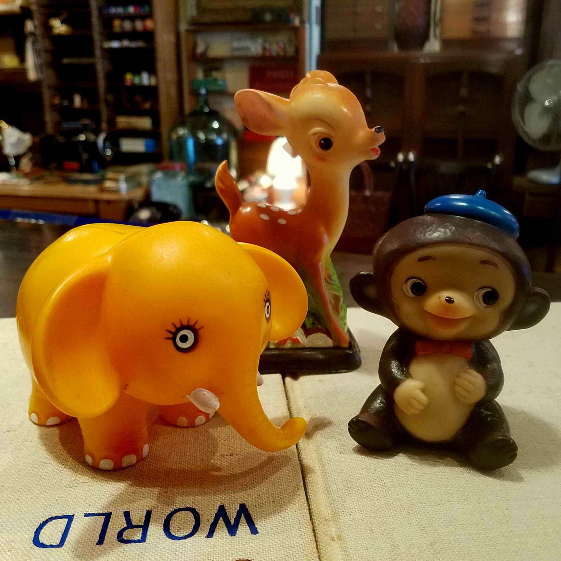 レトロかわいい銀行系ソフビ人形（貯金箱） - [Sold Out]過去の販売商品