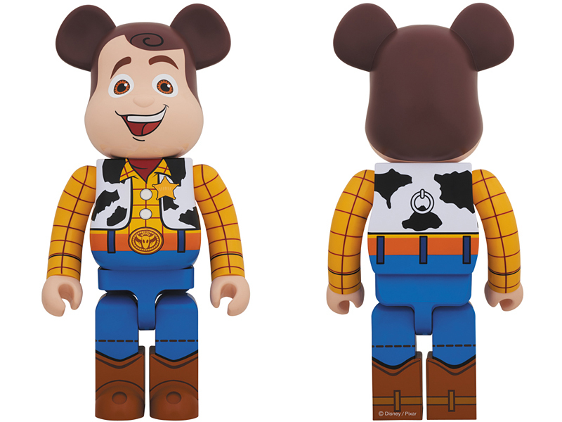 受注販売 トイ・ストーリーベアブリック ウッディベアブリック黒白 ver